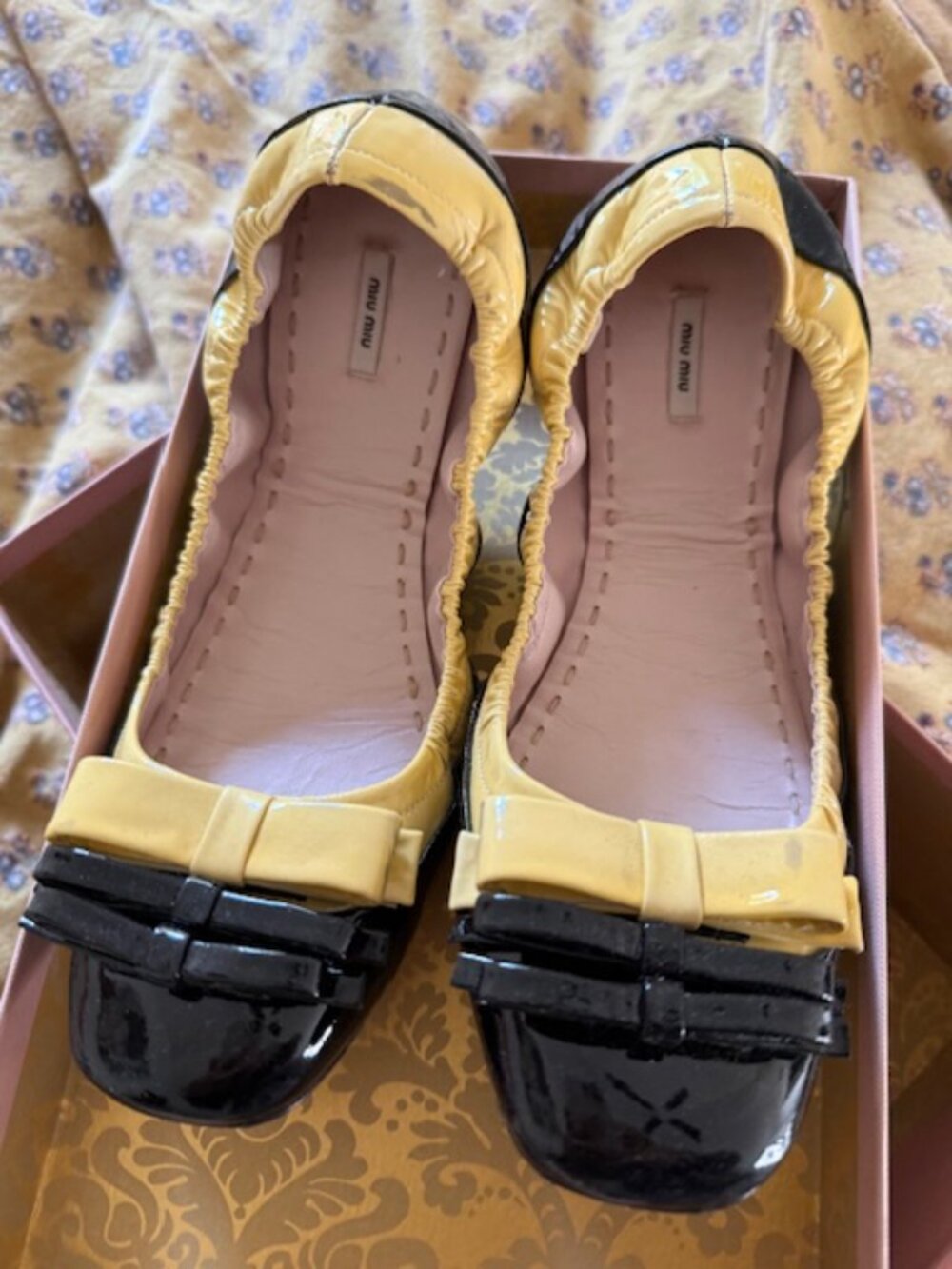 Gorgeous + Classic Miu Miu Leather Shoes